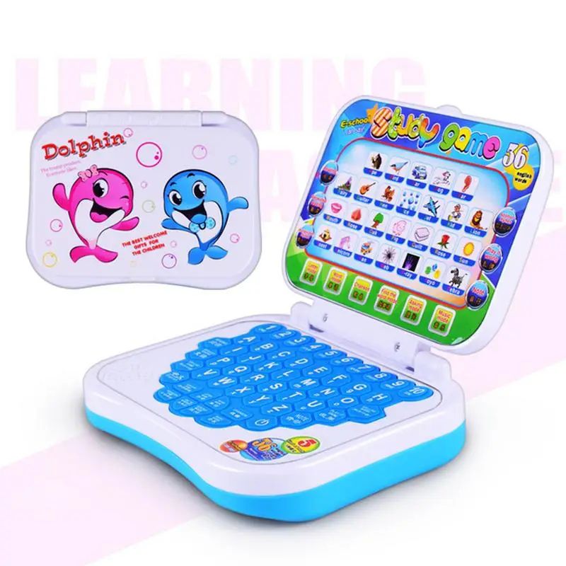 Study Laptop Toy Set With Abc and Number Music Included For Kids - F10781