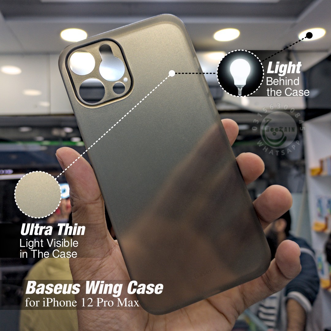 Baseus Protective Wing Thin Case for iPhone 12 Pro Max Gray