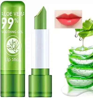 Alovera Soothing Color Changing Gel Lip balm Lipstick
