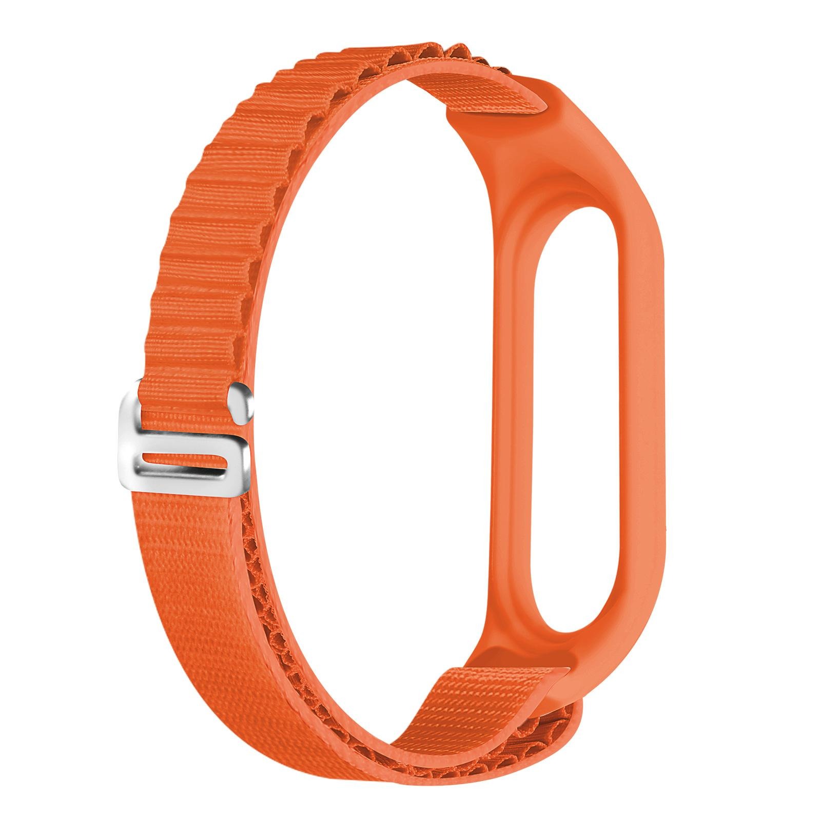 For Xiaomi Mi Band  Mi band 4 , 5 , band 6 , band 7 -Nylon Loop Strap Band  [NOT FIT TO ANY OTHER BAND or Copy Band]
