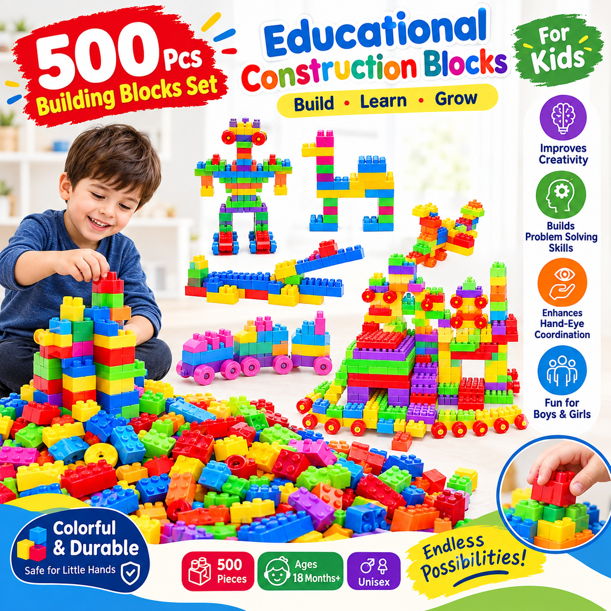 25 / 50 / 100 / 200 / 500 - Pcs Army Soldier Toy Set – Military Force Mini Plastic War Men Action Figures for Kids, Boys & Girls – Fighting Soldiers Playset Toys