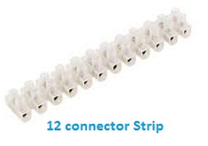 Plastic Connector Strip screw wire joint 12way 10amp/220v