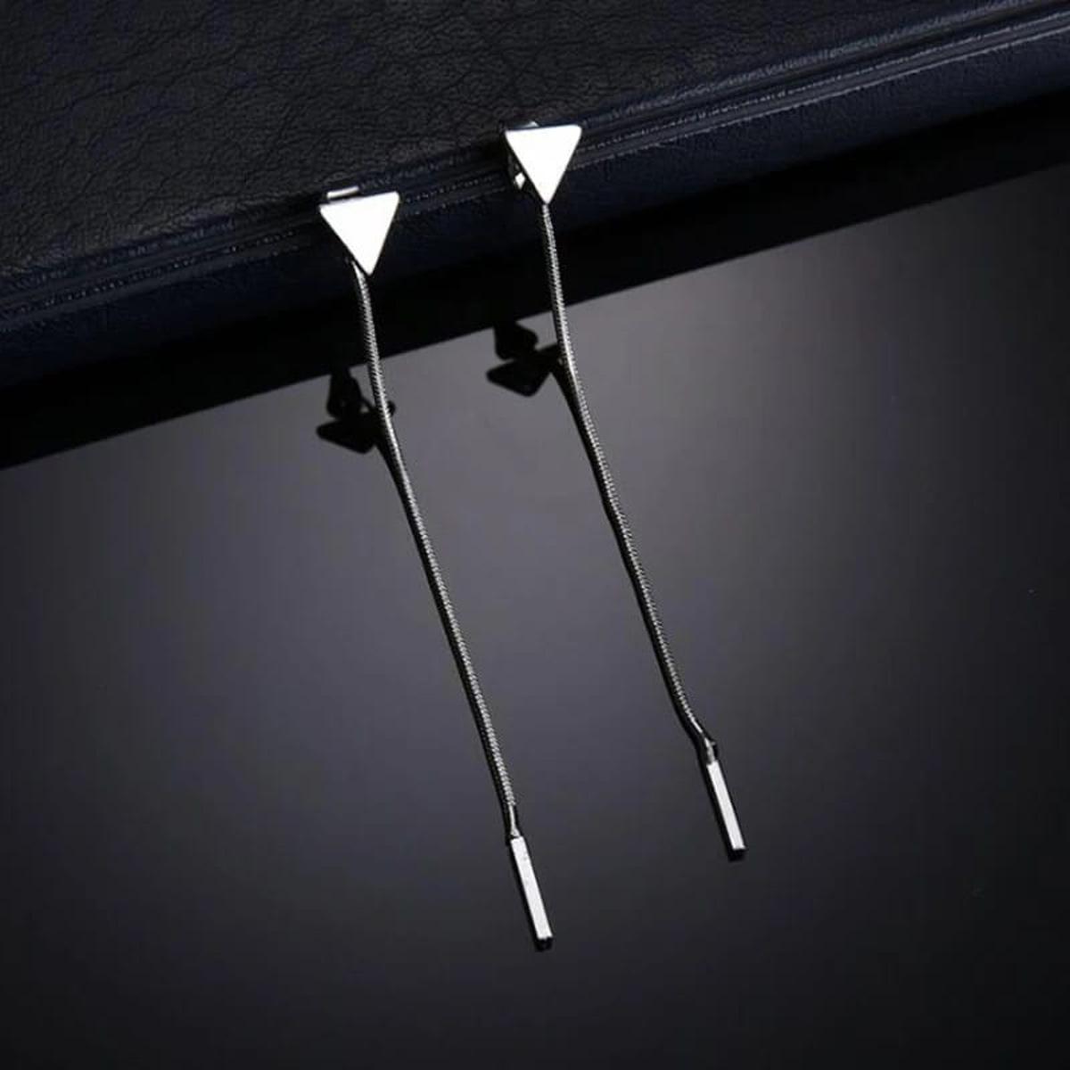 Fashion Triangle Earrings Chain Tassel Earrings For Women Jewelry Temperament Simple Long Earrings Boucle D'oreille Femme Imported Fashion Jewellery - Trendy Earrings For Girls