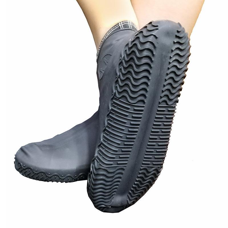 Silicone Waterproof Non-Slip Reusable Rain Shoe Covers – Durable & Protective