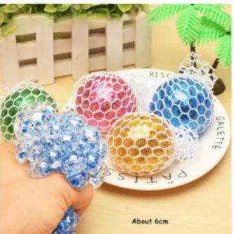 1 Ball Magic Colour Changeable Mesh Squishy Ball Playing Toy