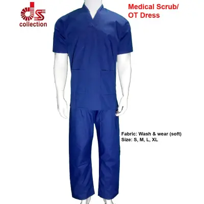 Unisex Blue Surgeon Scrub Suit, Size: Large at Rs 220/set in Delhi