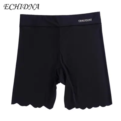 ECHIDNA Women Underwear Solid Color Women Nylon Underwear Boxer Shorts