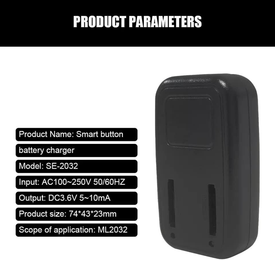 2032 LIR2032 LIR2025 Coin Button Cell Travel Charger A R1084 CEELL