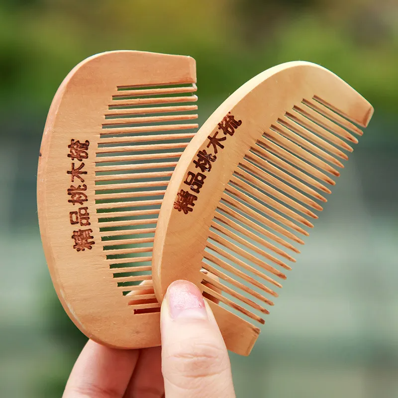 Eldorado Massage Wooden Comb Head Massage Hair Combs Anti-Static Heat Resistant Portable Comb Men Women Hair Styling Hair Care Tools