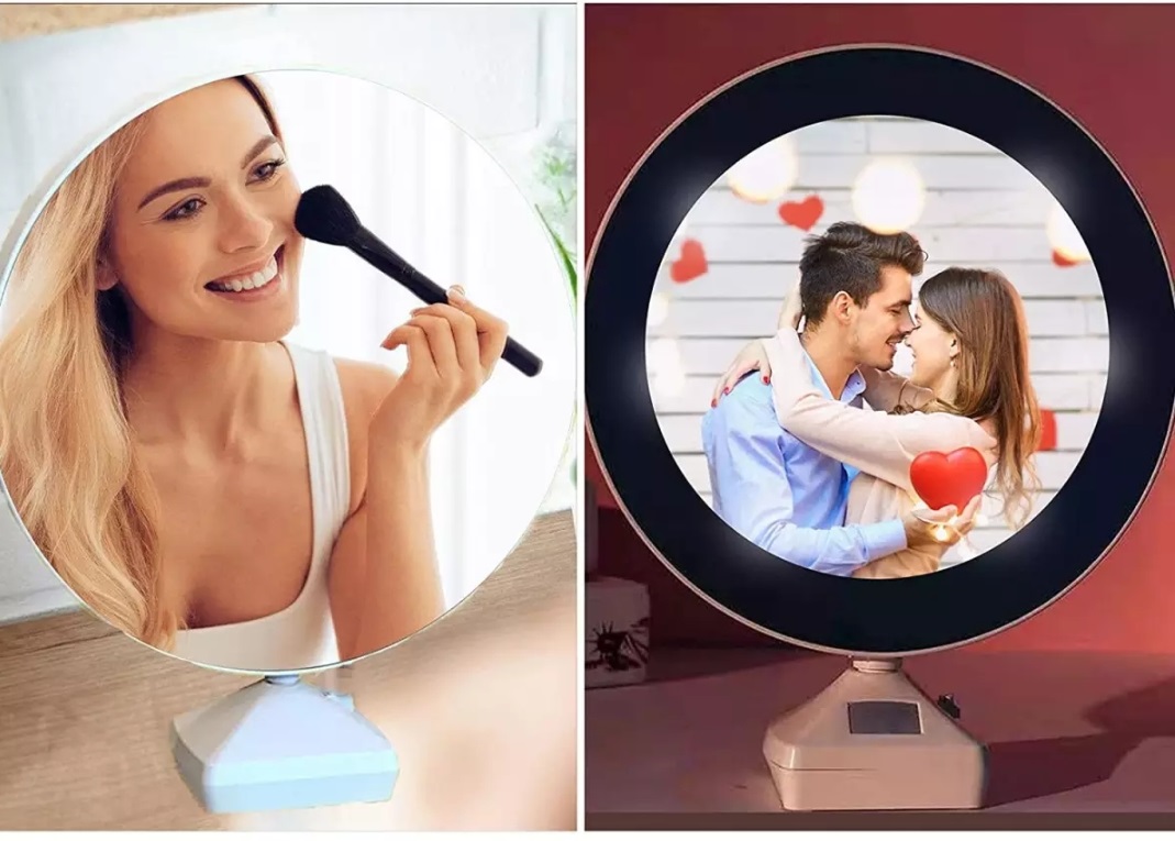 Magic Mirror+Led Light+Photo Frame