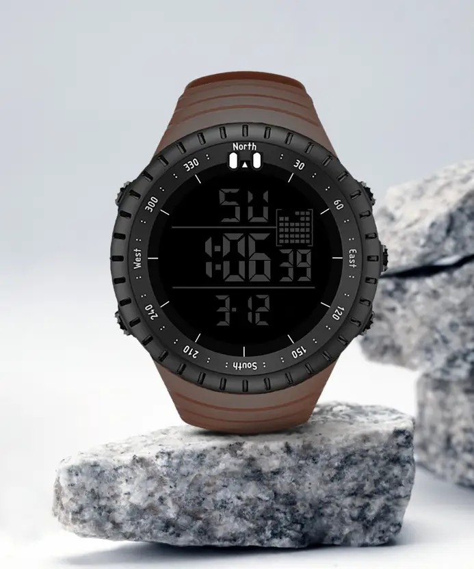 Military Mens Digital Sports Watch Waterproof LED Backlight Tactical Outdoor Chronograph Alarm Stopwatch Rugged Durable