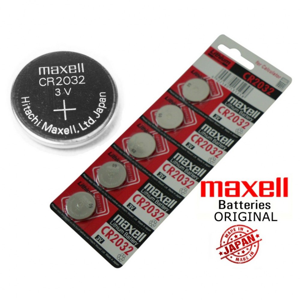 5PCS 100% Original CR2032 Coin Type 3V Lithium Battery ED: 2027