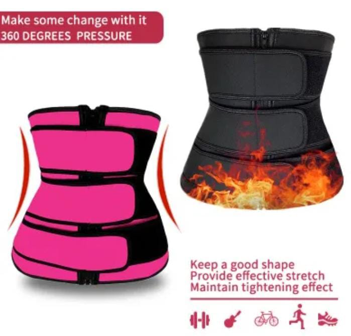 Slimming Burning Belt | Waist Trimmer & Fat Burner for Men & Women | Waist Fat Burning Belt | Slimming & Body Shaper Belt for Men/Women |Unisex Slimming Waist Trainer Belt | Weight Loss Burning Belt