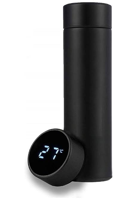 Temperature Water Bottle, 500ML LED Temperature Display, Hot Cold Vacuum Flasks, stainless Steel Thermos, LED Smart Thermos
