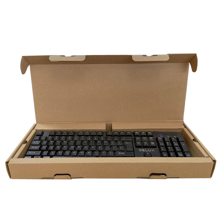 Delle L100 Full-Size USB Keyboard (Wired) - with Premium Box Packing