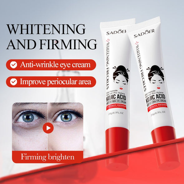 SADOER Kojic Acid Freckles Whiten Firms Eye Cream 20g