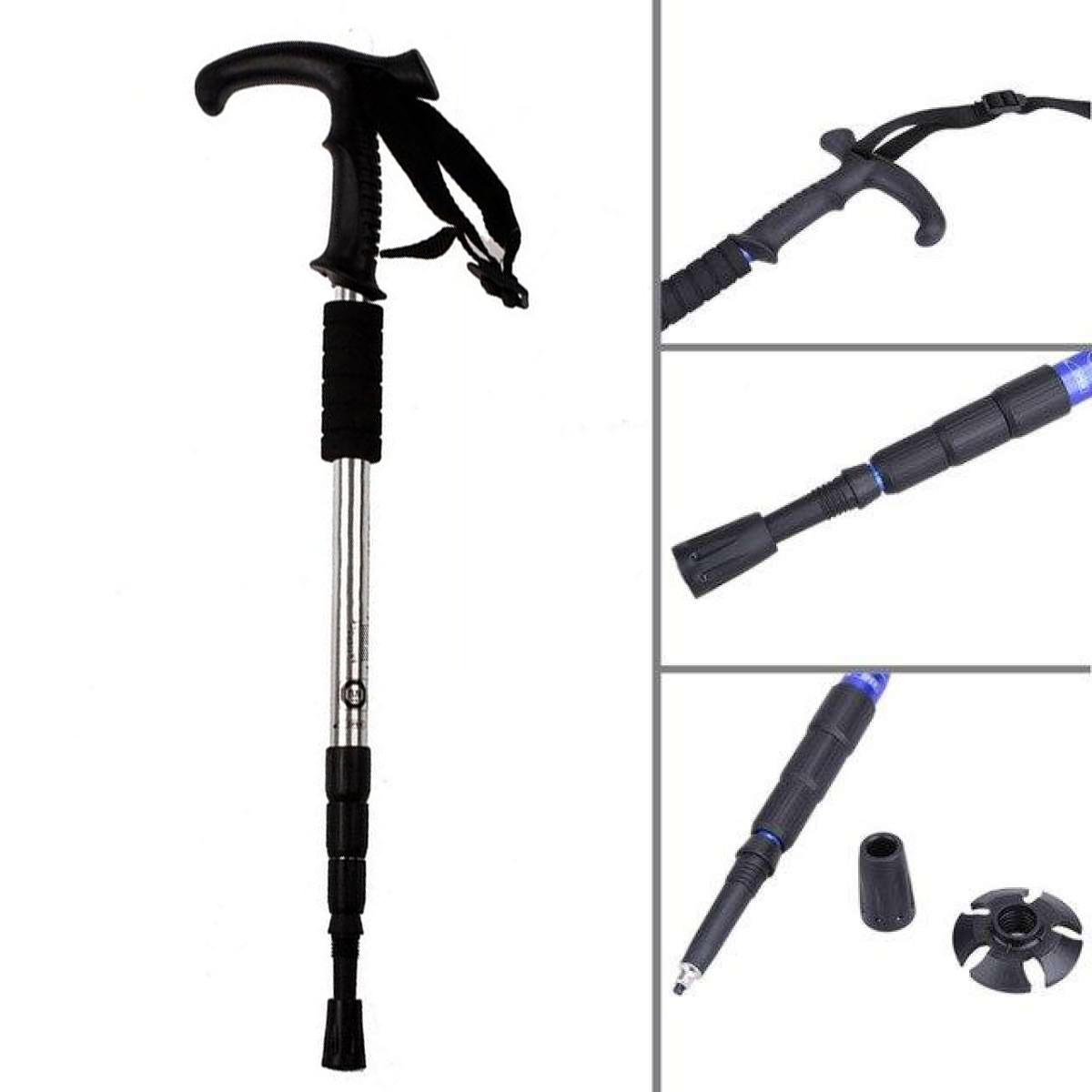HAND Tactical Steampunk Aluminum Hiking Stick – The Remarkable V Handle