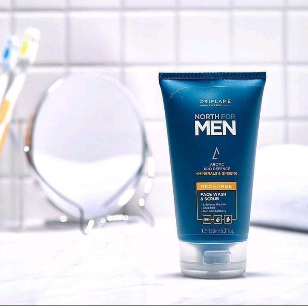 north for men face wash