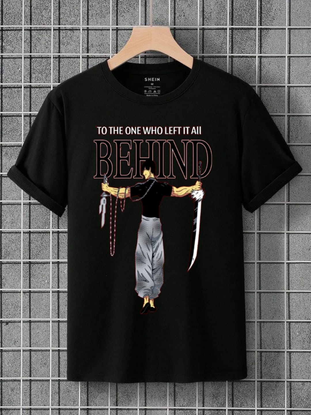 Toji Fushiguro Anime Printed Cotton Half Sleeves O Neck Tshirt  For Men & Boys