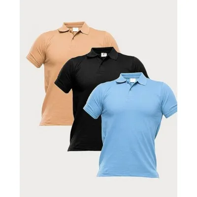 3 color polo on sale shirts