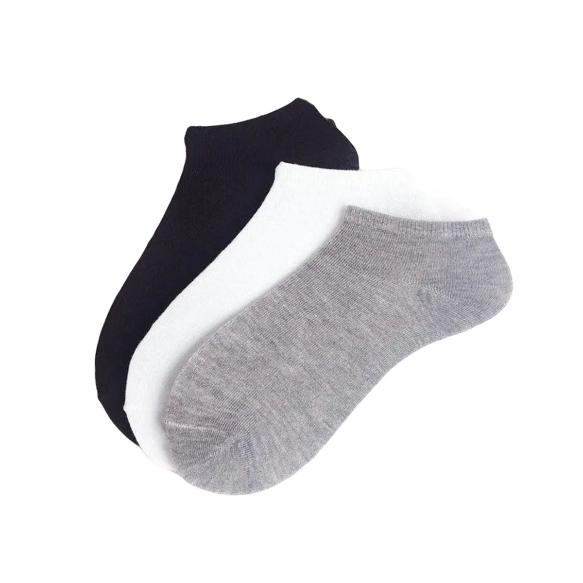 Pack Of 3 Pairs Short Ankle Socks Summer For Men and Women.