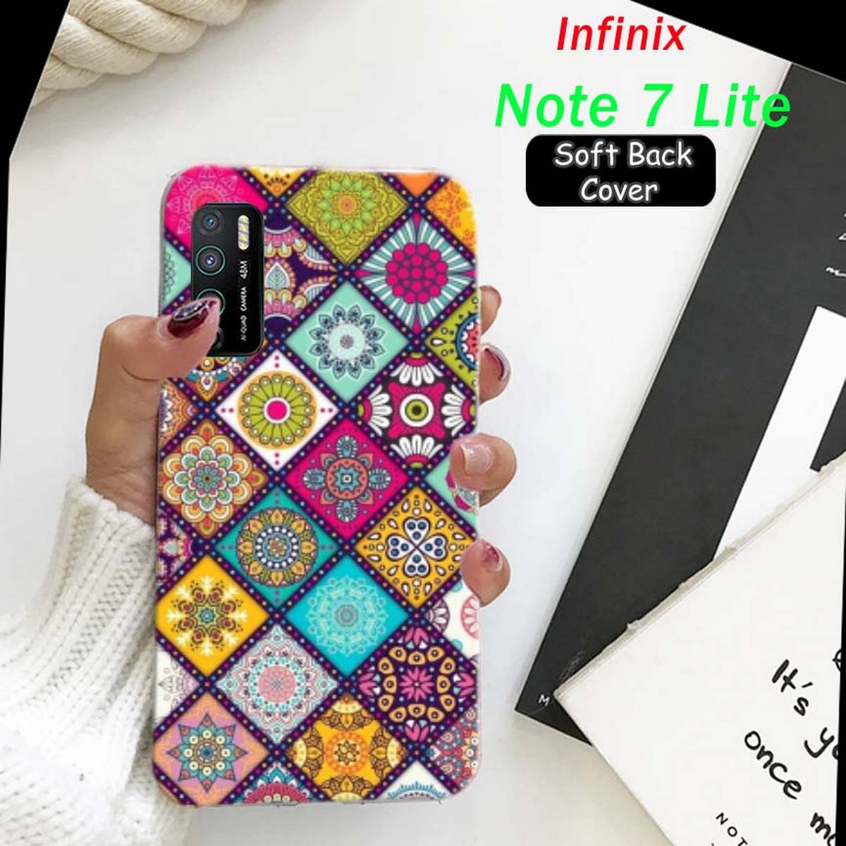 infinix note 7 back cover daraz