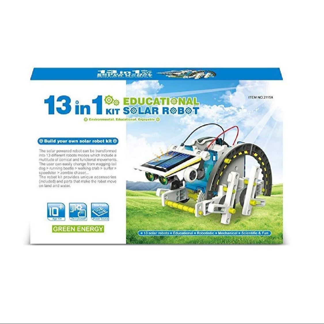 13 in1 Solar Kit Robot DIY Kit Solar Energy for kids