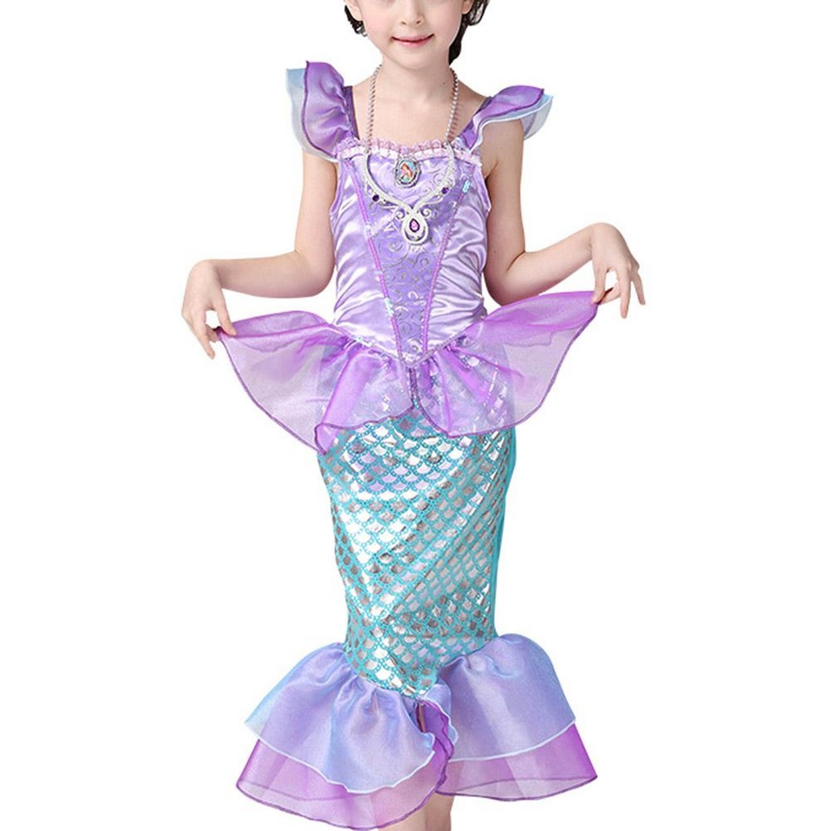 ALLGOOD Girl s Kids Little Mermaid Princess Party Dress Costume Daraz.pk