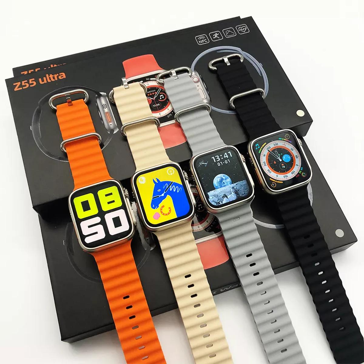 Z55 Ultra Series_8 Smart Watch 45 mm | IPS Full Screen Display | Bluetooth Calling | All Sports Mode | Wireless Chargin