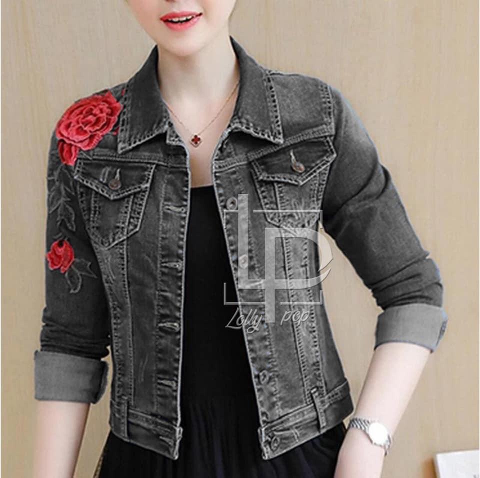 Lollypop Denim Jacket For Women Winter 