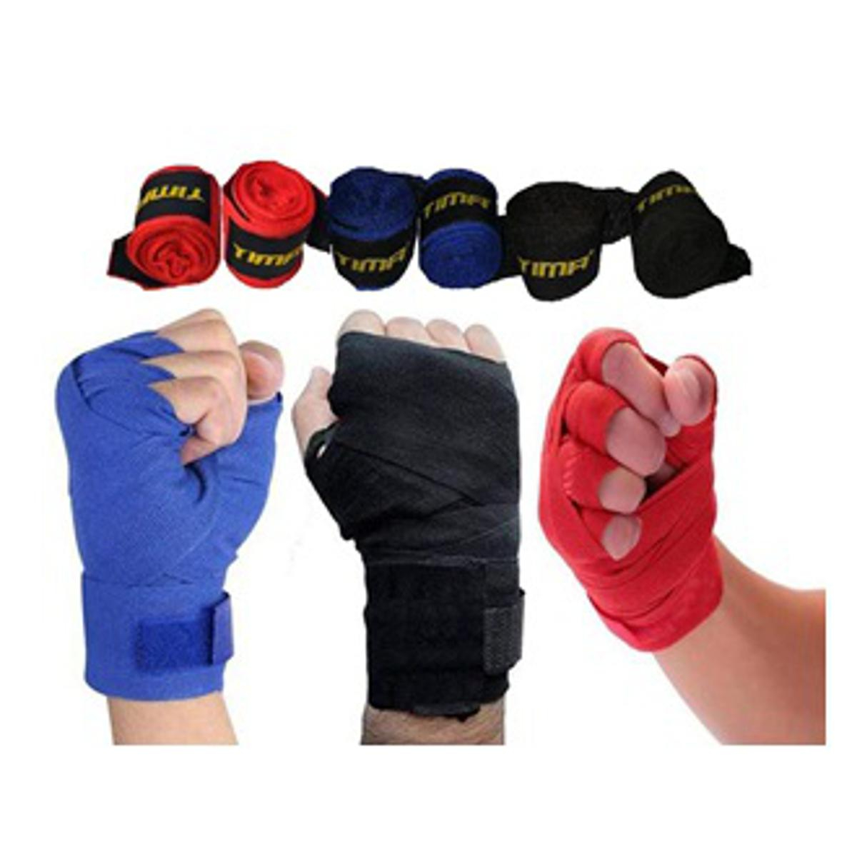 Best Gym Wrist Wraps Patti Pair of Wraps Bandage Men 2 Rolls Cotton In (3.5M Length) Sports Strap Boxing Bandage boxing bandages, Hand Wrap Bandages Boxing Hand Wrist Grip Strap Kick boxing Handwraps Karata Martial arts Patti
