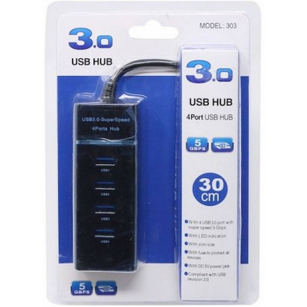 4 Ports 3.0 USB HUB High Speed Multi USB Adapter Cable For Desktop PC Laptop Adapter USB HUB