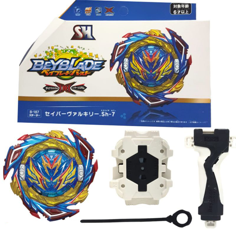 Premium Golden Valkyrie Beyblade with Dual LR String Launcher Ultimate Spin Power