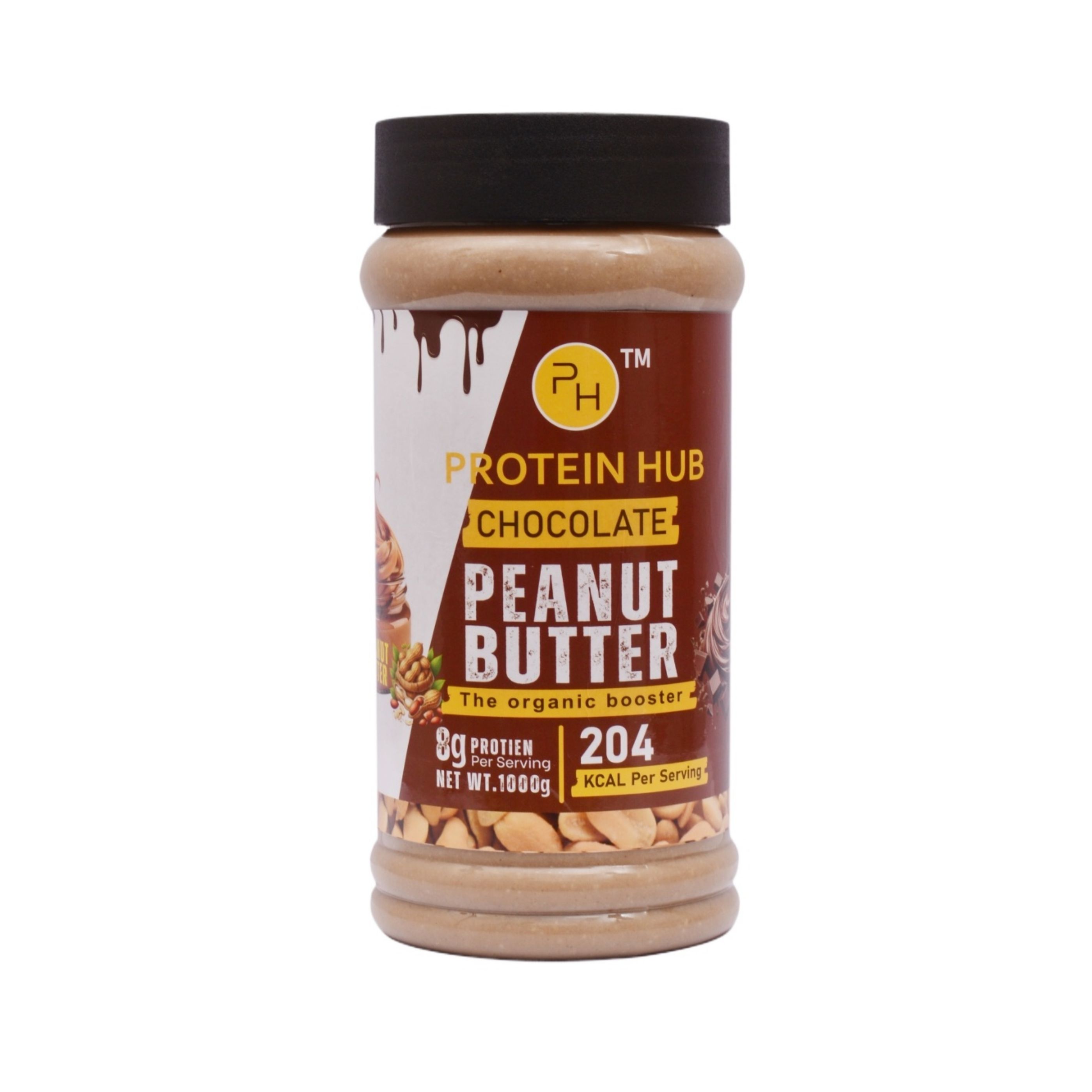 Protein Hub Chocolate Peanut Butter - 1000 gm ( 1KG )