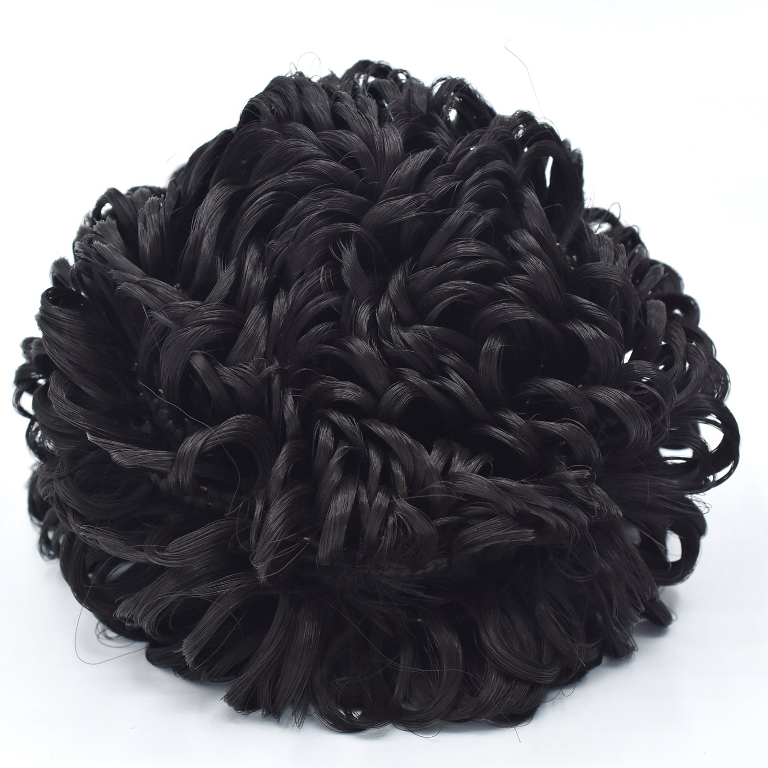Fashion women wavy curly hair jura bun synthetic bun hair extension wig