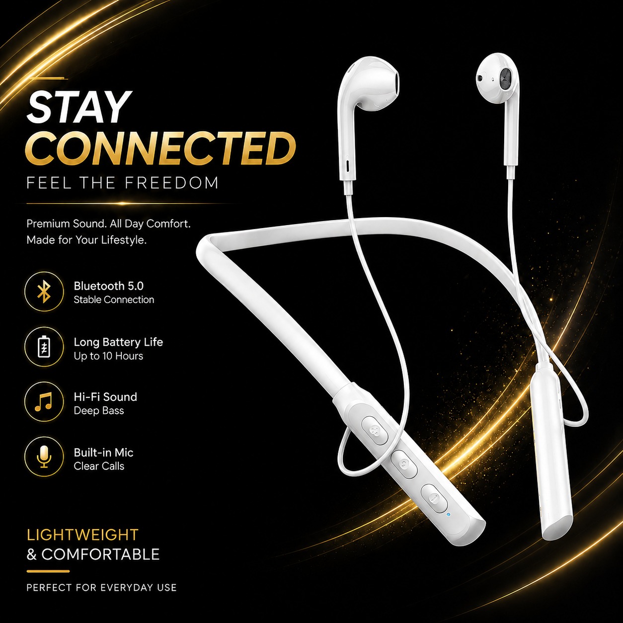 Wireless Headphones, P47 Bluetooth Foldable Headset with Microphone Support FM Radio TF for PC TV Smart Phones & Tablets Etc