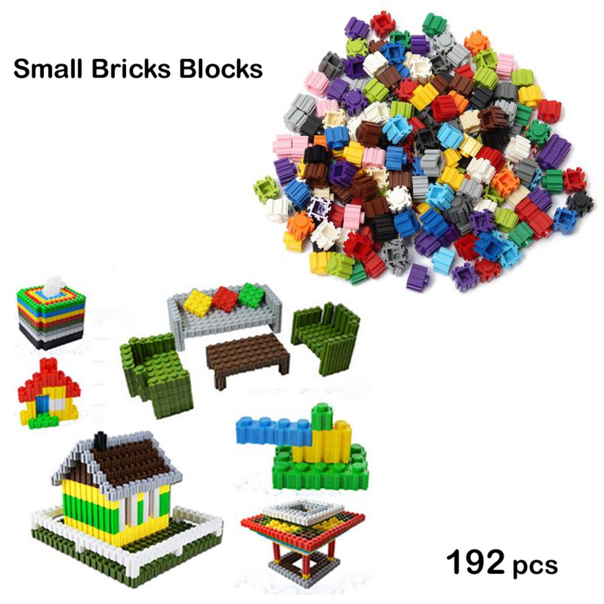 180 pcs - Pack Bricks Blocks Toys for Kids Children Colorful Plastic Educational Building Block Models for Kids
