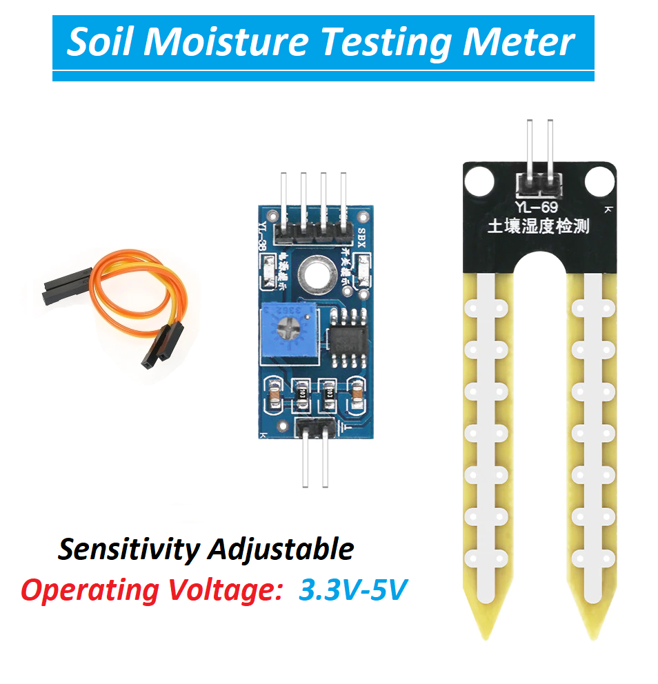 10 PCS Soil Hygrometer Detection Module – Moisture Sensor For Arduino – Open Box