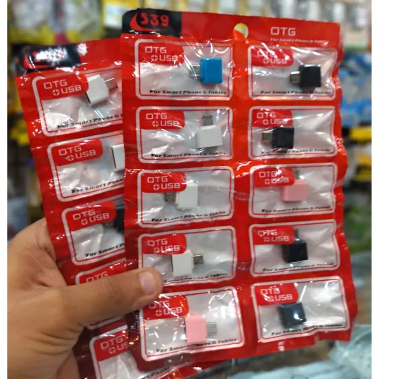 Pack Of 10 OTG Connector Micro USB OTG USB 2.0 OTG Adapter for Connects your Android smartphone with a USB, Keyboard , mouse , Data USB etc E.Tech