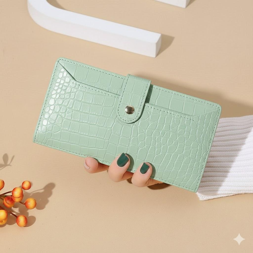 PENGUIN MART PK - Long Trifold Wallet for girls - Clutch for ladies - Clutch Purse for women