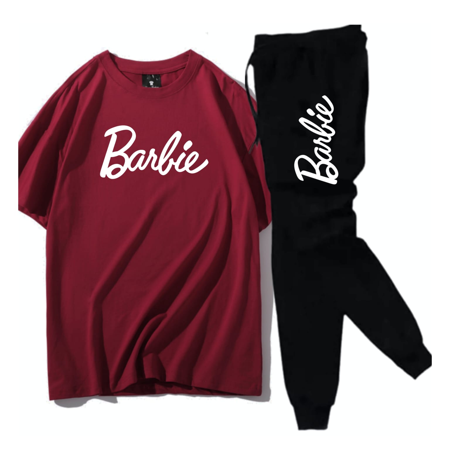 Maroon Trendy Printed Tracksuit For Girls & Womens