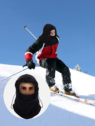 Thermal Fleece Balaclava Hat Hood Ski Bike Wind Stopper Mask Monkey Cap For Men Women Kids Adjustable Windproof Face