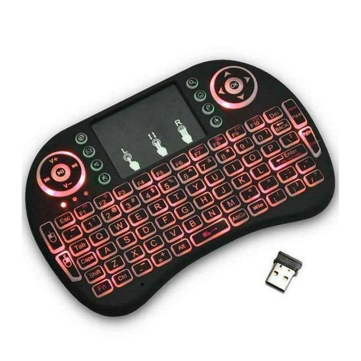 Lighting Mini Touchpad Wireless Keyboard
