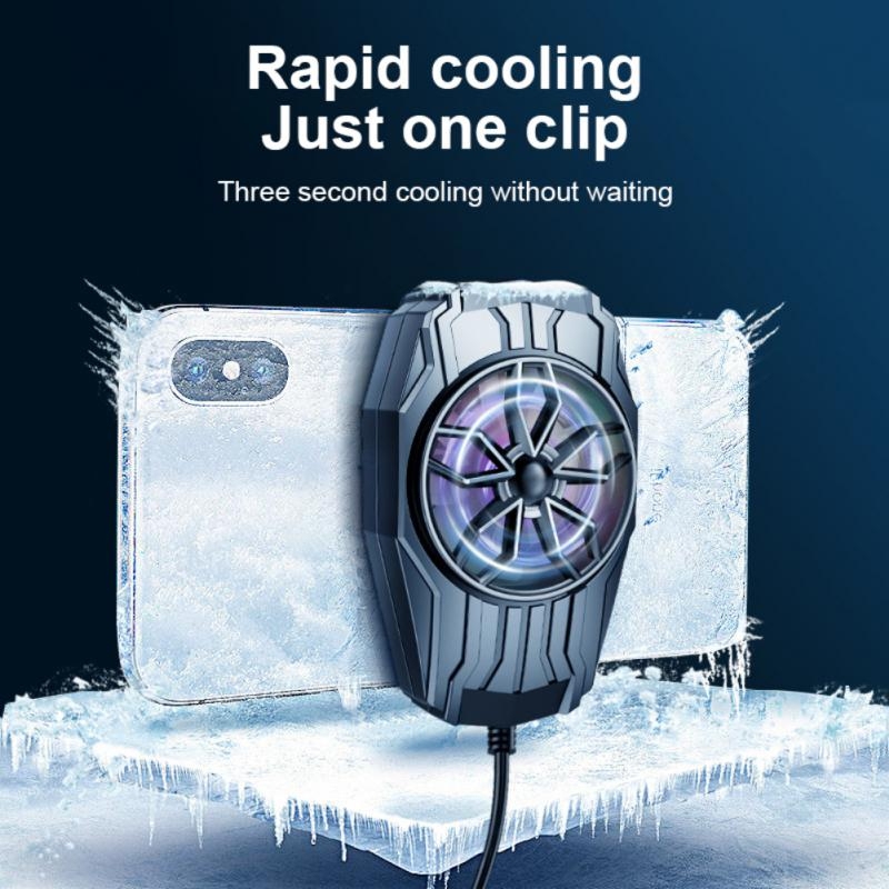 F5 | X13 Universal Mobile Cooling Fan Semiconductor USB Cooler Radiator System Gamepad Accessories | For Pubg Mobile Game Triggers