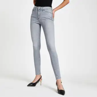 womens grey skinny pants