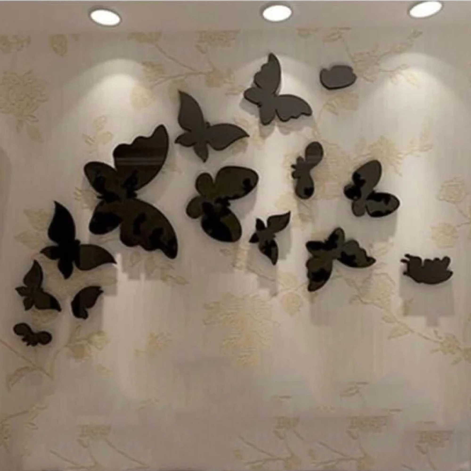 Al Noor Traders Brand 14 Wooden Butterfly Big Size & More Wall Arts Designes Like |  6 Birds wall arts |  flower Vase Wall Decorations |  Buttefly wall Candle Shelf | More Wall Decorative Pcs and Designes | decorative items