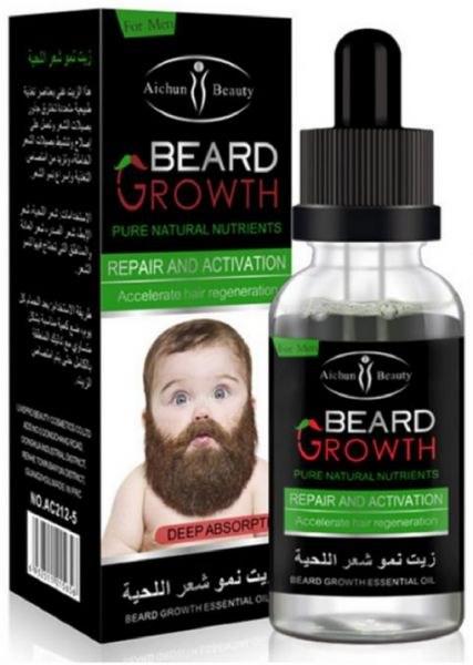 Beard Growth Essential Oil Enhance Facial Whiskers Nutrition
