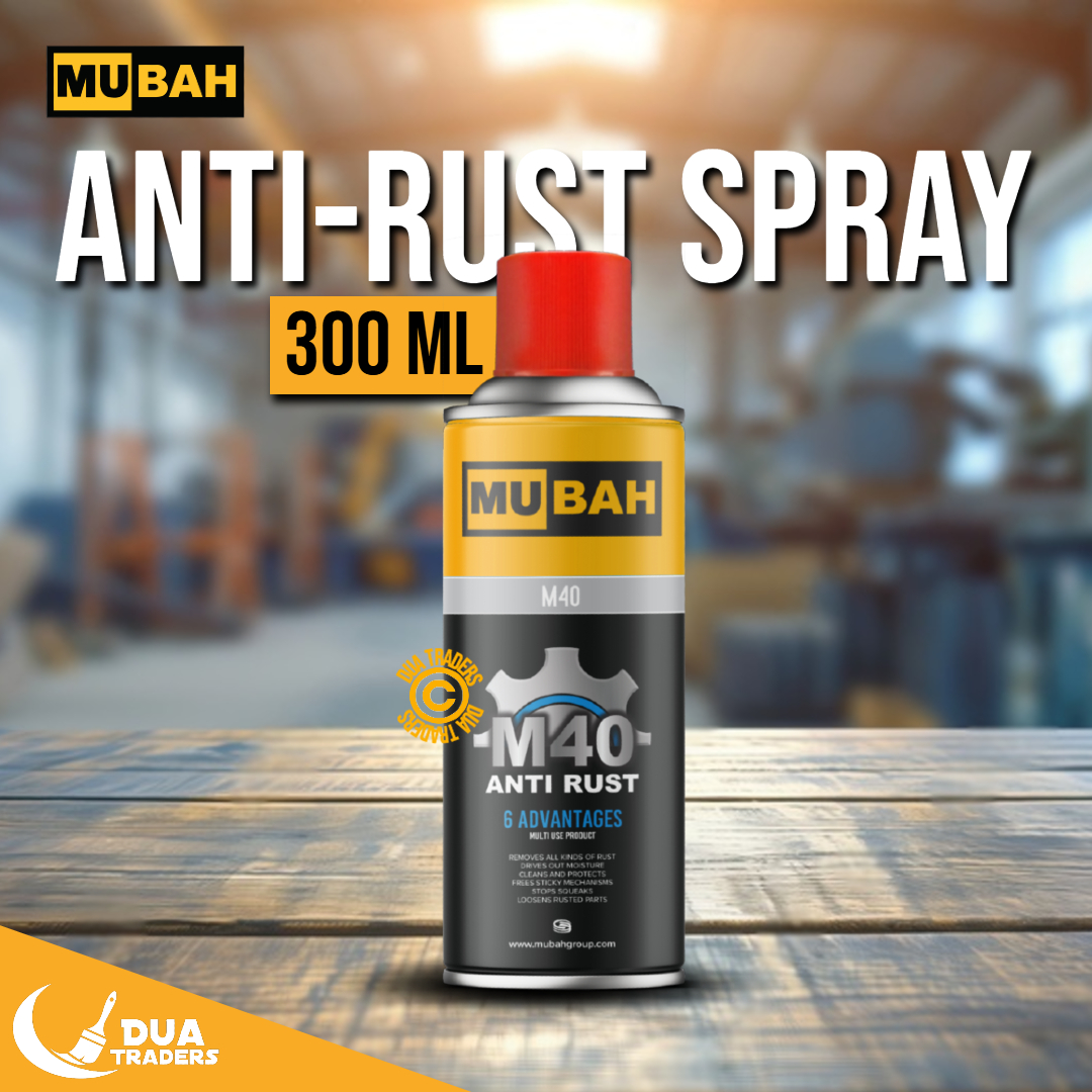 MUBAH M40 High-Quality Anti-Rust and Lubricant Spray - Metal Protection Solution