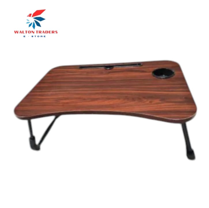 Wooden Gaming Laptop Table For Bed Foldable Stand Ergonomic Portable Drawing Notebook Reading Breakfast Serving With Inbuilt Tablet And Cup Hold Slots Couch Black Brown Beige. Floor Gaming Computer 0.75 Inches Thick Wood. High Quality Stand