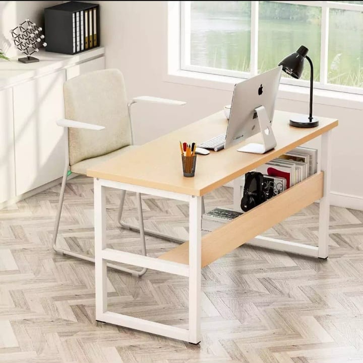 Office Table Study Table Desktop Table With Book Shelf Office Desk Book Shelf Laptop Table